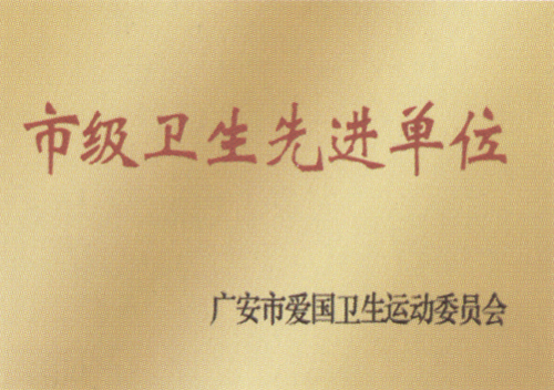 市级卫生先进单位
